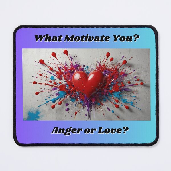 Item preview, What Motivate You? Anger or Love? designed and sold by Kwi-Precious.