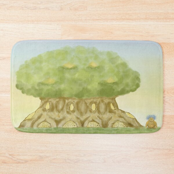 Item preview, Unique tree house and an adorable bird S3 designed and sold by greenPQBstudio.