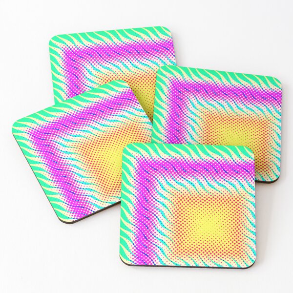 Item preview, Ripple Square Abstract Pattern designed and sold by LeftoverKittyCo.