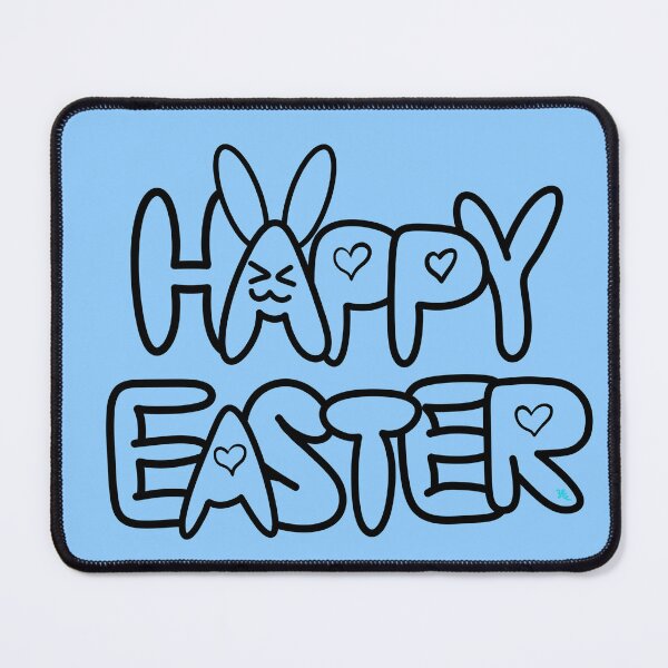 Item preview, Happy Easter Doodle Black designed and sold by chowlet.