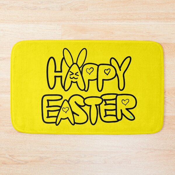 Item preview, Happy Easter Doodle Black designed and sold by chowlet.