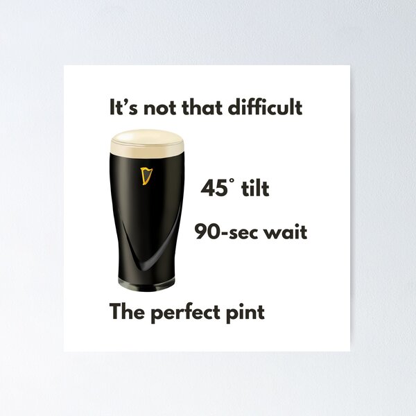 Artikel-Vorschau von Das perfekte Pint, designt und verkauft von OTCreativeLab.