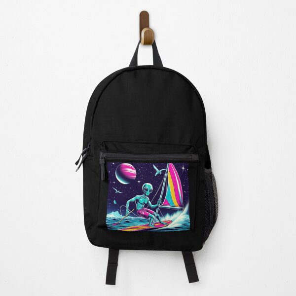 Item preview, Alien surfing on a sailboat designed and sold by Dogandesighn.