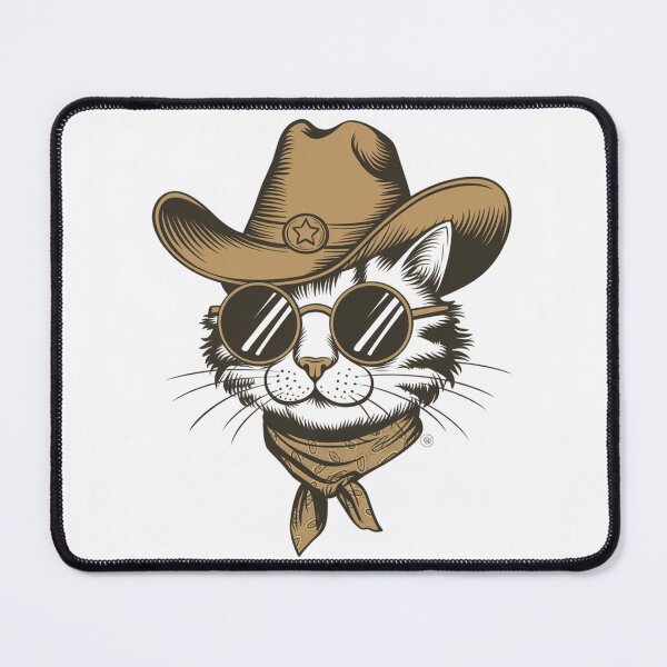 Item preview, Cool Cowboy Cat designed and sold by REBELIUM.