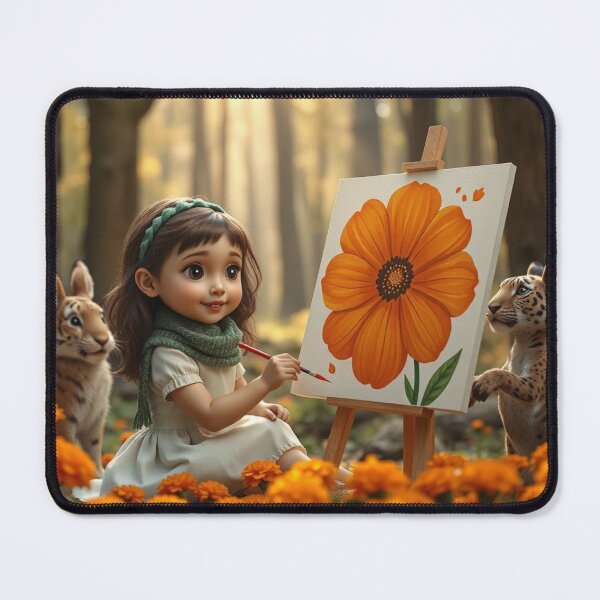 Item preview, Little girl painting designed and sold by prashant art factory ✅️.