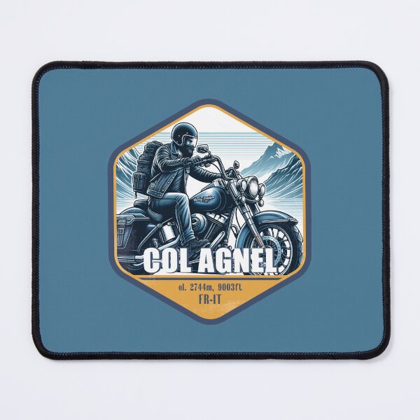 Item preview, Col Agnel Italy-France Vintage Motorcycling Design designed and sold by CynthiaGraphics.
