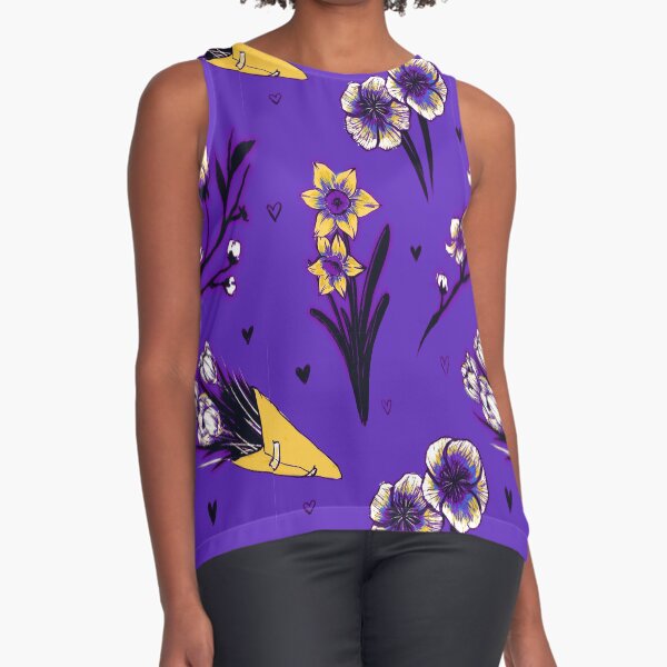 Item preview, March Blooms in Purple  designed and sold by Riddlestiltskin.