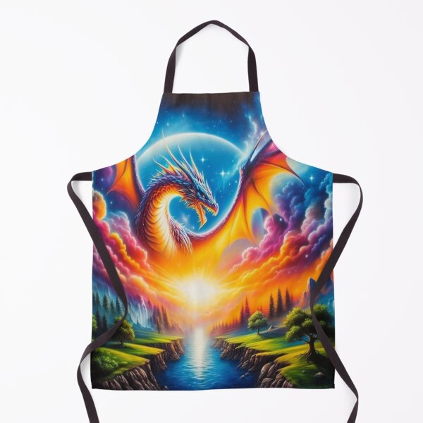 Item preview, Technicolor Rex: A rainbow guardian amidst vivid natural dreams designed and sold by FotoworldEdel.