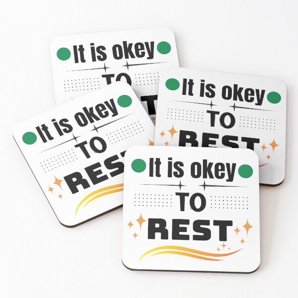 Item preview, It is okey to rest designed and sold by Pawprintgallary.