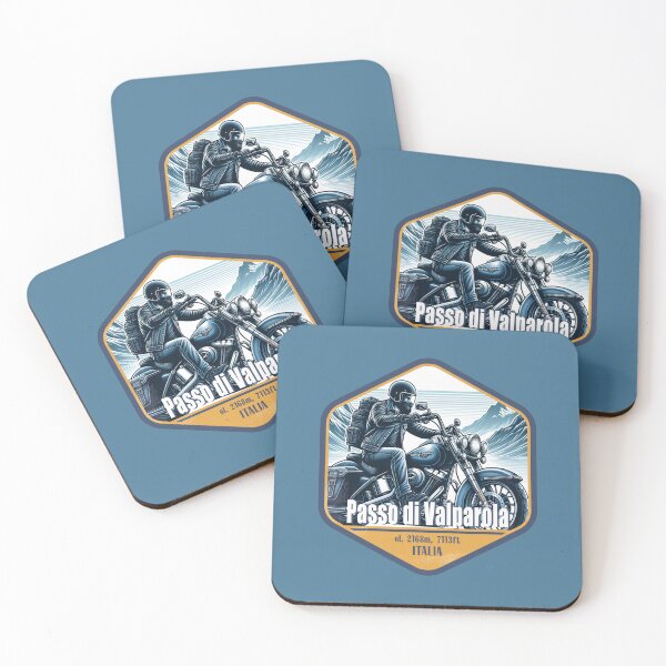 Item preview, Passo di Valparola Italy Vintage Motorcycling Design designed and sold by CynthiaGraphics.