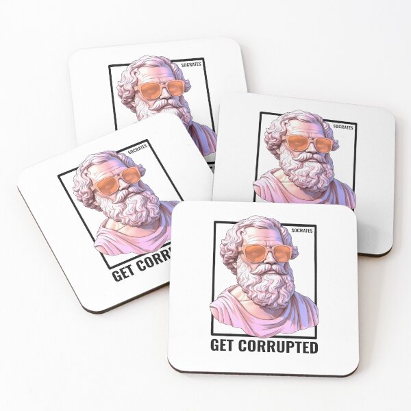 Item preview, Get Corrupted Cool Socrates In Sunglasses designed and sold by RockFireMerch.