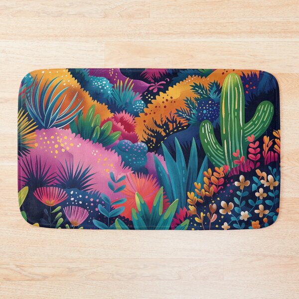 Item preview, Playful Desert Mountains Maximalist Artwork with Bright Colors designed and sold by IuliiaArtPrints.
