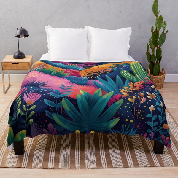 Item preview, Playful Desert Mountains Maximalist Artwork with Bright Colors designed and sold by IuliiaArtPrints.