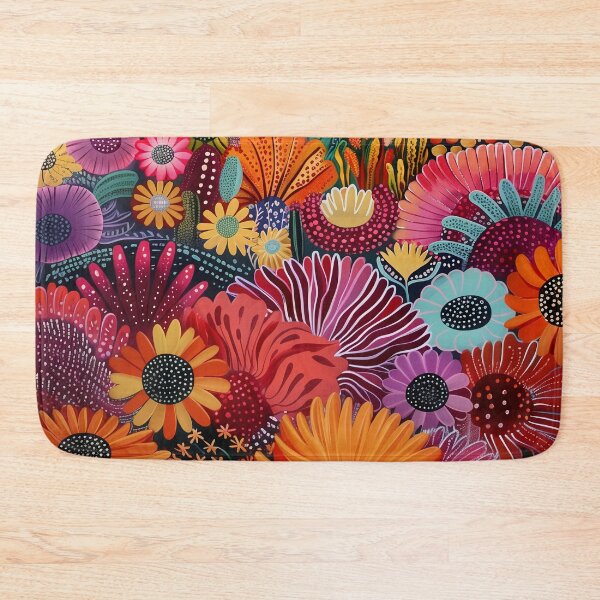 Item preview, Whimsical Floral Design with Dopamine Aesthetics designed and sold by IuliiaArtPrints.