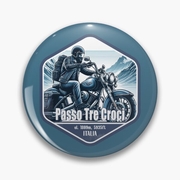 Item preview, Croci Pass Italy Vintage Motorcycling Design designed and sold by CynthiaGraphics.