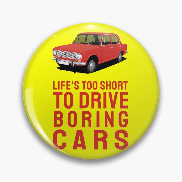 Item preview, Life's too short to drive boring cars - VAZ-2101 - Lada 1200 - red designed and sold by knappidesign.