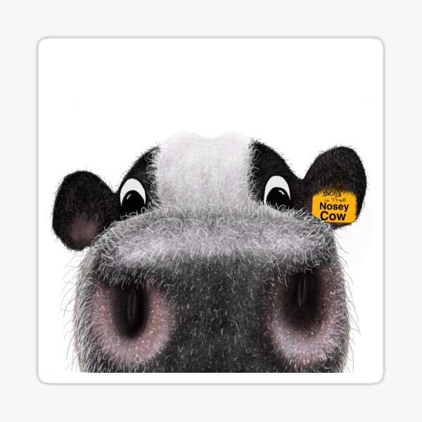 Item preview, Nosey cow designed and sold by cheekycows.