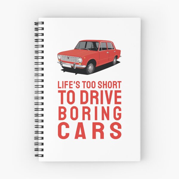 Item preview, Life's too short to drive boring cars - VAZ-2101 - Lada 1200 - red designed and sold by knappidesign.