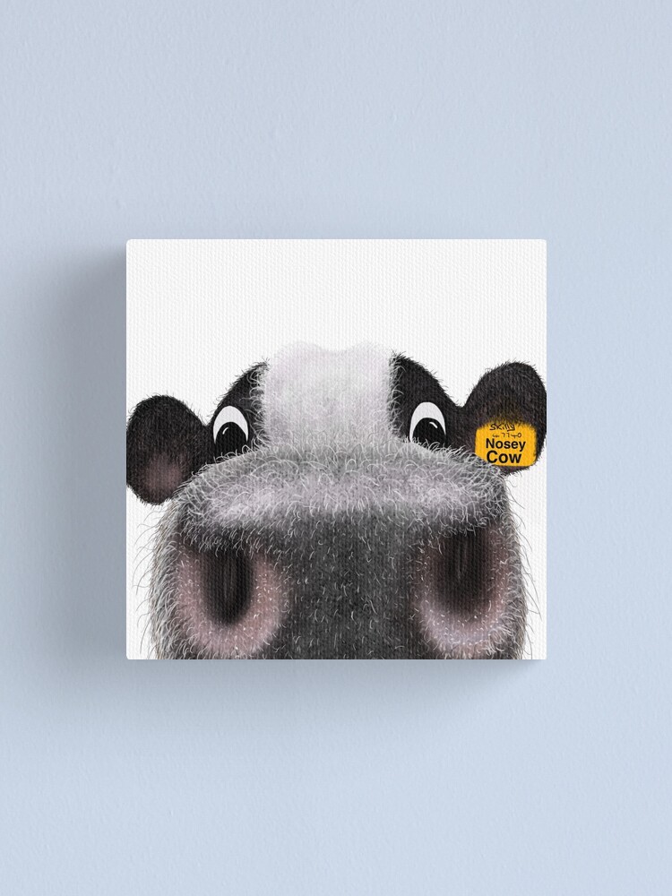 Ugly cow Canvas Print for Sale by cheekycows