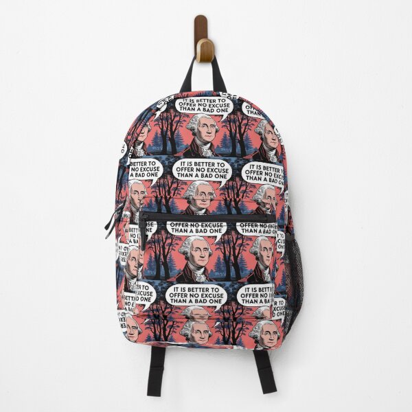 Item preview, No excuses, George Washington, founding fathers, meme, funnyfits70, Humor, Funny, retro, vintages, funny quotes, animal humor, designed and sold by FunnyFits70.