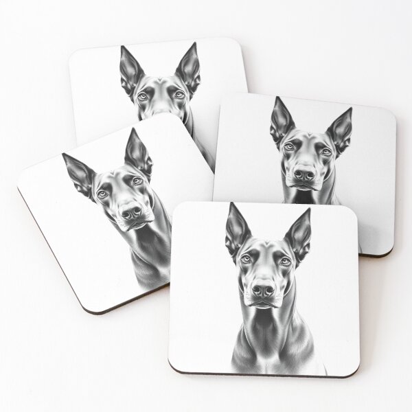 Item preview, Doberman Portrait designed and sold by pandainkydreams.
