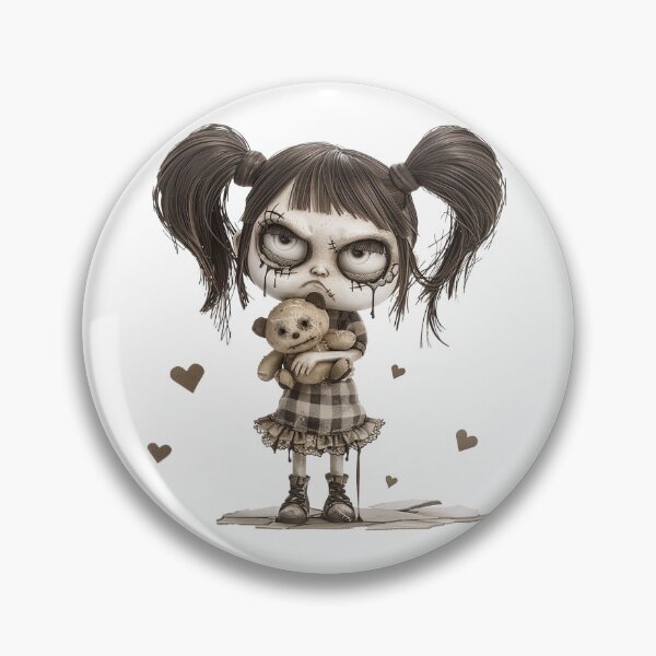 Item preview, Don’t Touch My Bear – Angry Dollcore Tears designed and sold by lylange.