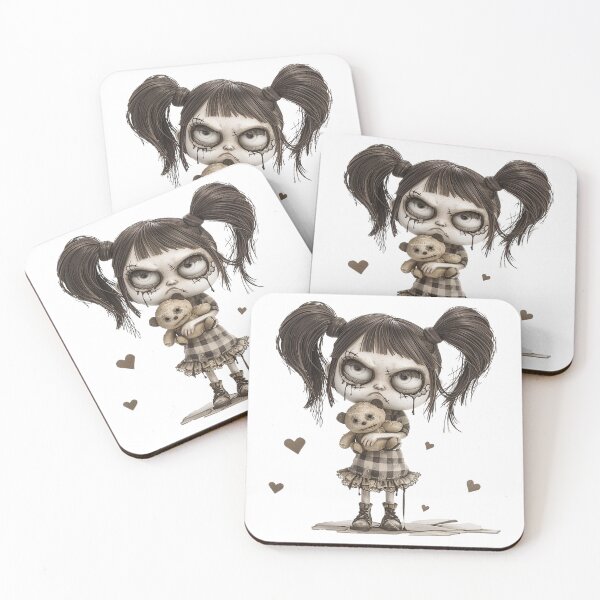 Item preview, Don’t Touch My Bear – Angry Dollcore Tears designed and sold by lylange.