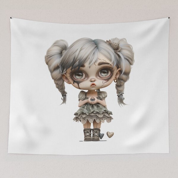 Item preview, Porcelain Heart – The Doll Who Loved Too Much designed and sold by lylange.