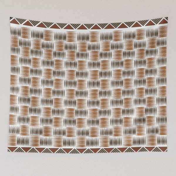 Item preview, Basketweave on brown soft line designed and sold by Nakorn06 Shop.