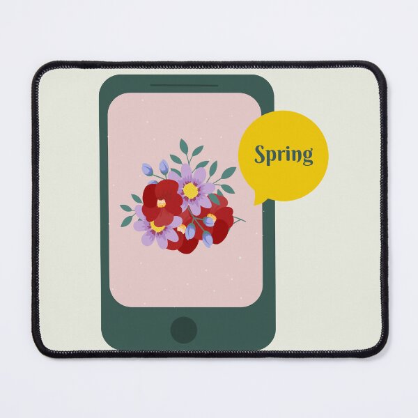 Item preview, Illustration Smartphone with Message Spring designed and sold by AlginaPugachova.