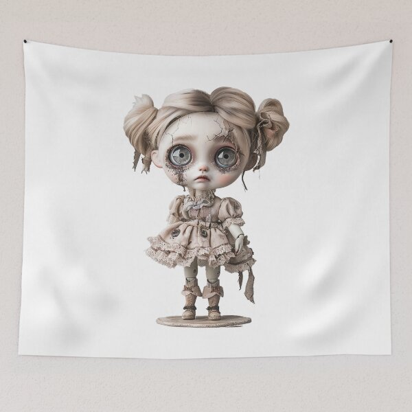 Item preview, Broken Porcelain Doll – Faded Lace and Forgotten Tears designed and sold by lylange.