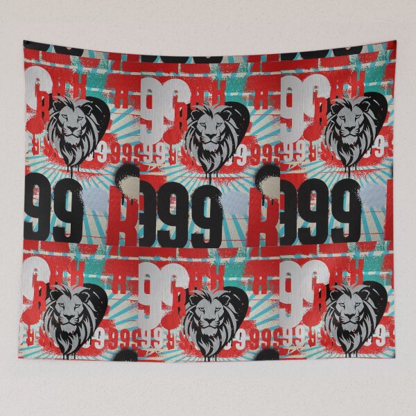 Item preview, Good Lion, on colorful, graphic background. designed and sold by Dustydesert1.