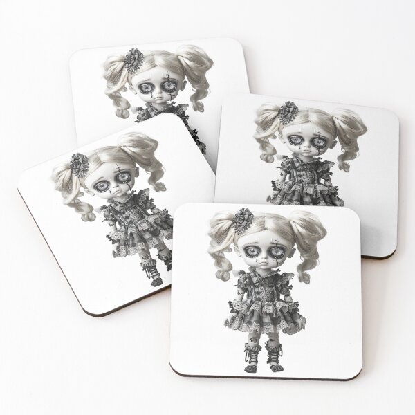 Item preview, Gothic Porcelain Doll – Tears of Glass and Lace designed and sold by lylange.