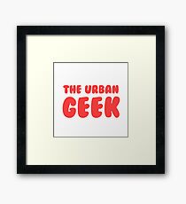 The urban geek Framed Print