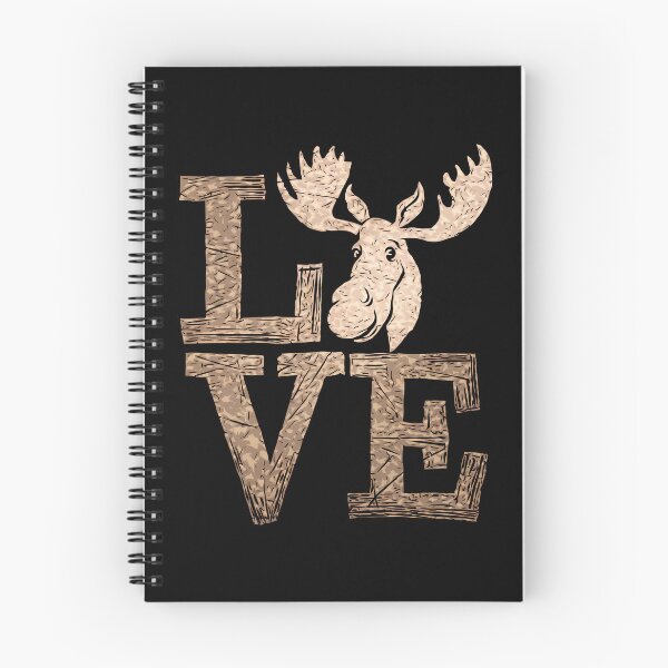 Item preview, Love Moose Head Grunge Moose lovely I Love Moose designed and sold by SlocifieShop.