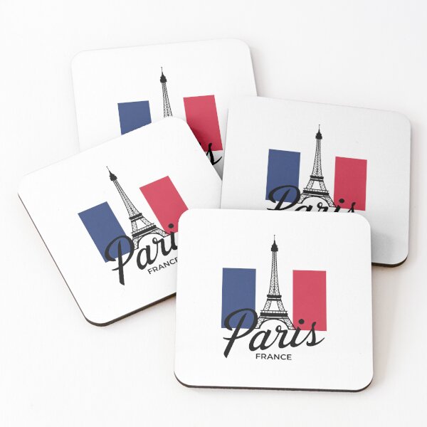 Artikelvorschau, Elegantes Paris-Frankreich-Design – Eiffelturm in den Farben der französischen Flagge entworfen und verkauft von Trend Pixel Co..