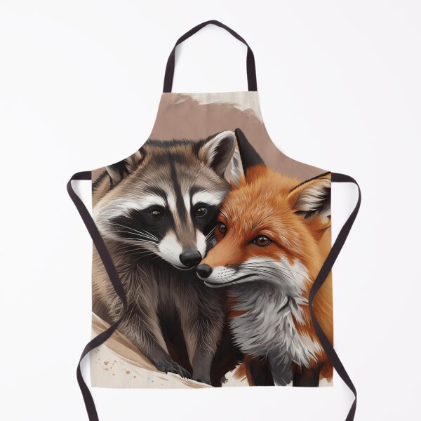 Item preview, Raccoon and Fox In Love designed and sold by Jelaaa.