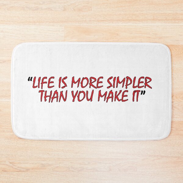 Item preview, "Life is more simpler than you make it" designed and sold by Positive Mindzet!.