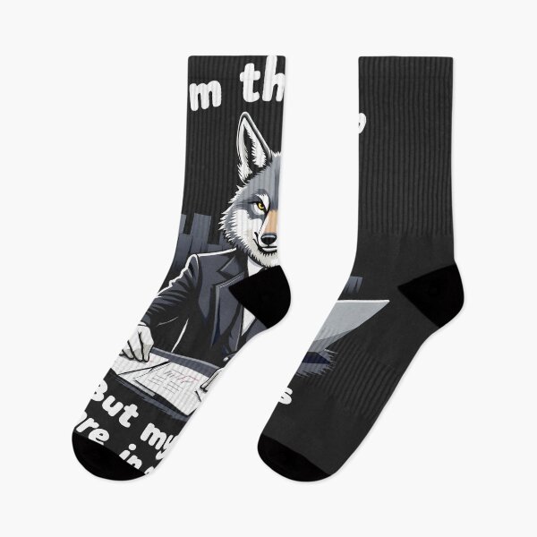 Item preview, I'm the Boss but my Clients are Incharge Wolf Design designed and sold by FoxyJags.