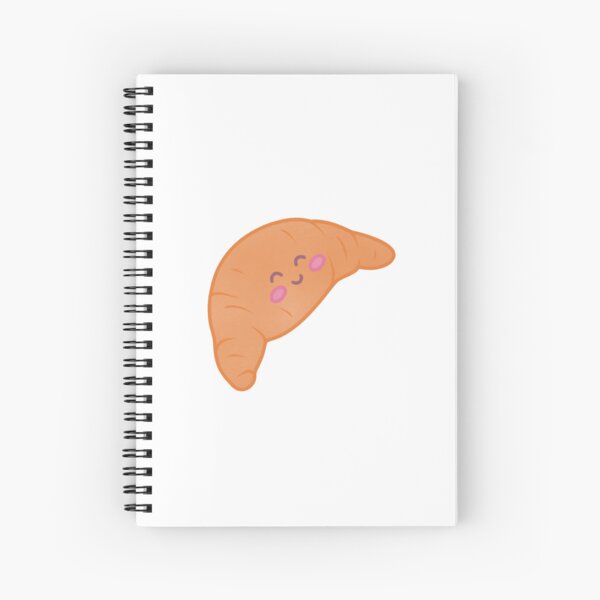 Item preview, Cute smiling croissant illustration designed and sold by winterpumpkin.