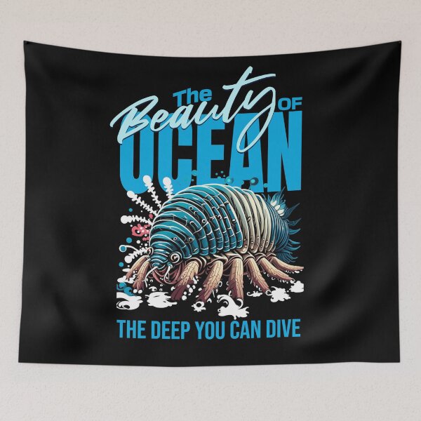 Item preview, Deep Sea Isopod Art – Mysterious Ocean Creature Design designed and sold by BDLuck2021.