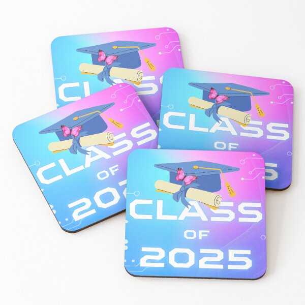 Item preview, Class Of 2025 Cyber Grad designed and sold by Feline Rockstars.