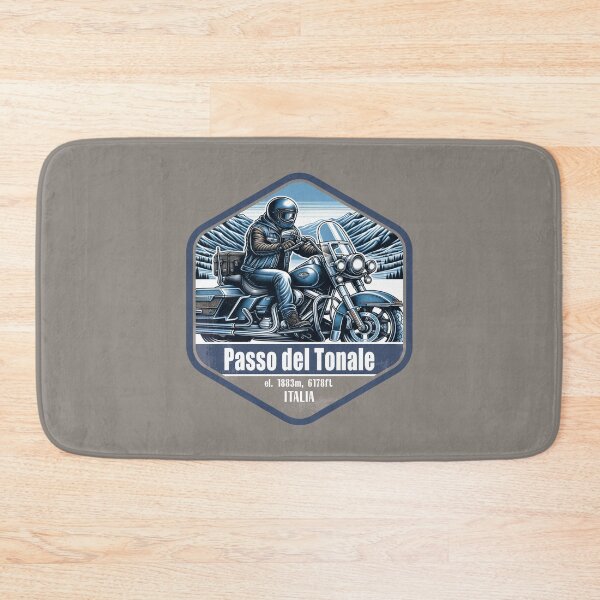 Artikelvorschau, Tonale Pass Italien Vintage Motorrad Design entworfen und verkauft von CynthiaGraphics.
