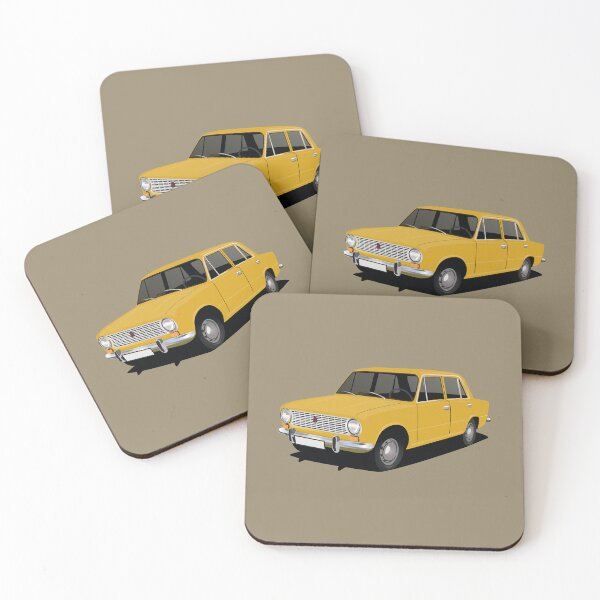 Item preview, VAZ-2101 - Lada 1200 - yellow designed and sold by knappidesign.