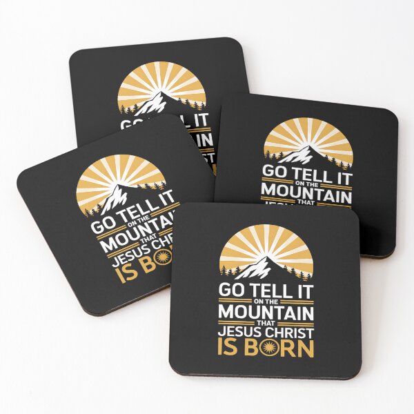 Item preview, Jesus Christ Is Born Spiritual Mountain Art designed and sold by TeeGrit.
