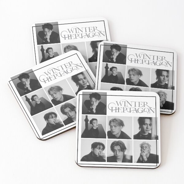 Item preview, GOT7 Grid Collage – Vintage Black & White Aesthetic designed and sold by sugar-n-vibes.