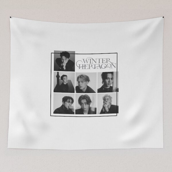 Item preview, GOT7 Grid Collage – Vintage Black & White Aesthetic designed and sold by sugar-n-vibes.