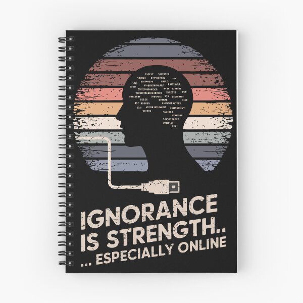 Item preview, Ignorance Is Strength Especially Online Orwellian Plugged-In Head Design	 designed and sold by Tatiana Kucher.