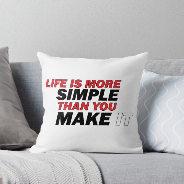 Item preview, Life is more simple than you make it designed and sold by Positive Mindzet!.