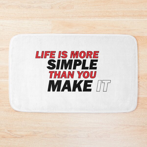 Item preview, Life is more simple than you make it designed and sold by Positive Mindzet!.